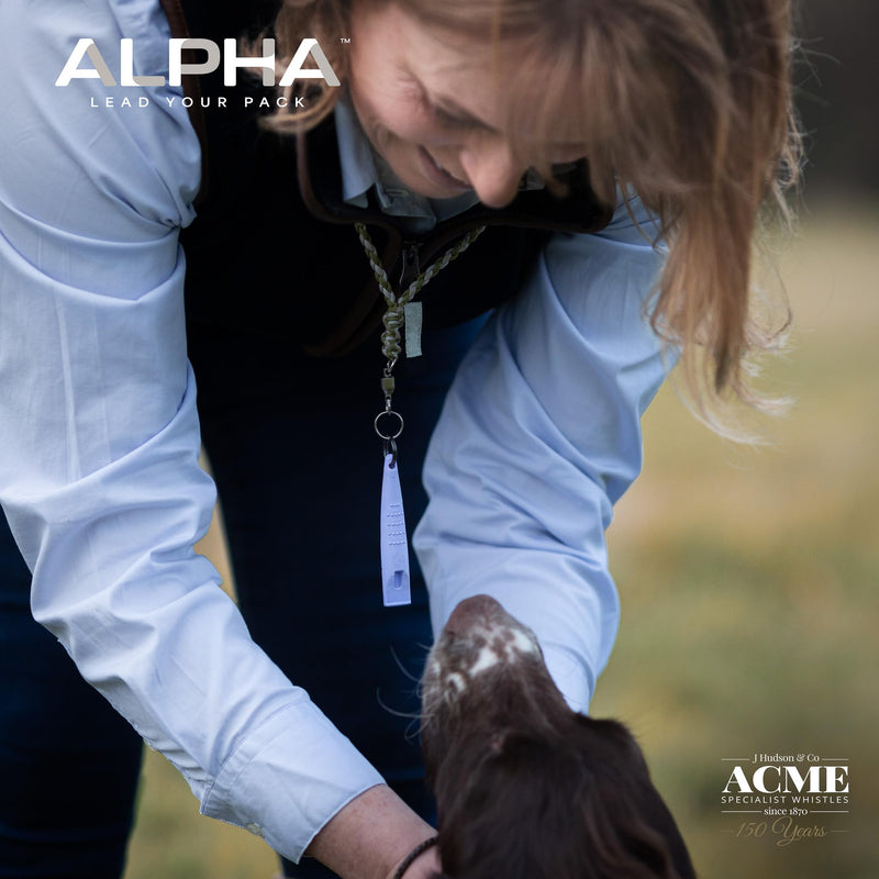 ACME Alpha 211.5 Professional Dog Training Whistle with Enhanced Ergonomic Grip. BPA-Free Plastic. 110 dBA. Long Range. Standardized Frequency. Weatherproof. Made in The UK (Violet Purple) Violet Purple