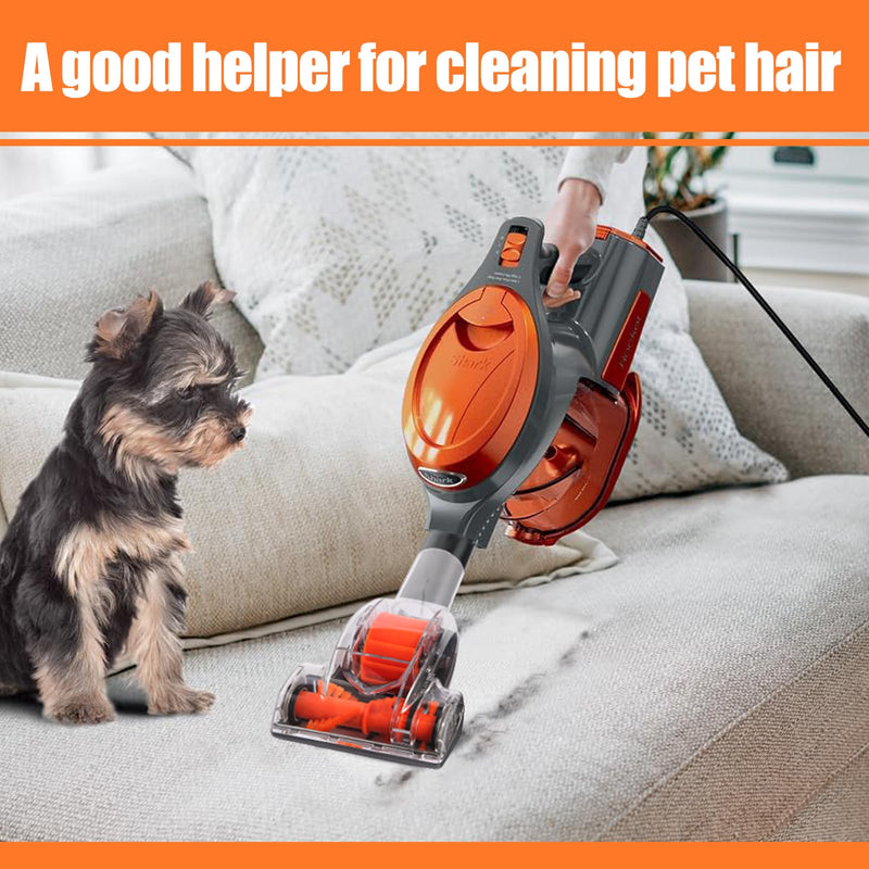 Upgraded Vacuum Pet Hair Power Brush Tool Attachment Compatible With Shark HV300 HV320 HV322 NV752 NV650 NV680 NV800 NV150 LA502 ZU560 ZU561 ZU60 AZ2001 HZ2002 UV725 Vacuum Replacement Parts Orange