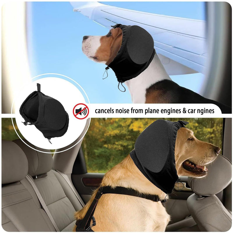 Ear Muffs for Dogs with Noise Reduction and Hearing Protection, Hearing Protection for Dogs, Soothing Hoodie for All Breeds (#1) #1