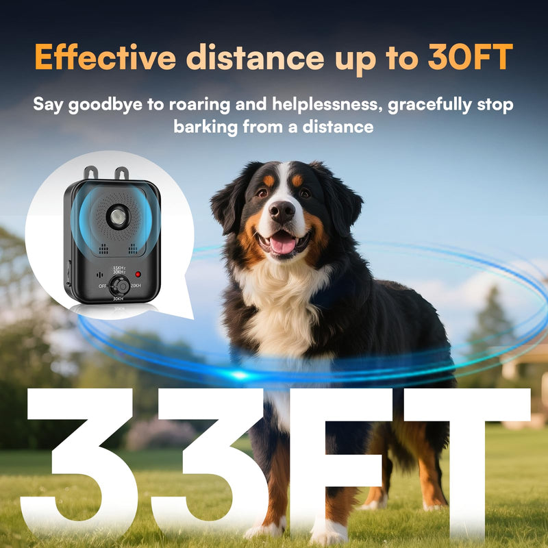 Anti Barking Devices, Auto Barking Control Devices with 3 Modes, Rechargeable Ultrasonic Dog Barking Deterrent Devices Bark Box, Effective Stop Barking Dog Devices for Indoor & Outdoor Use - PawsPlanet Australia