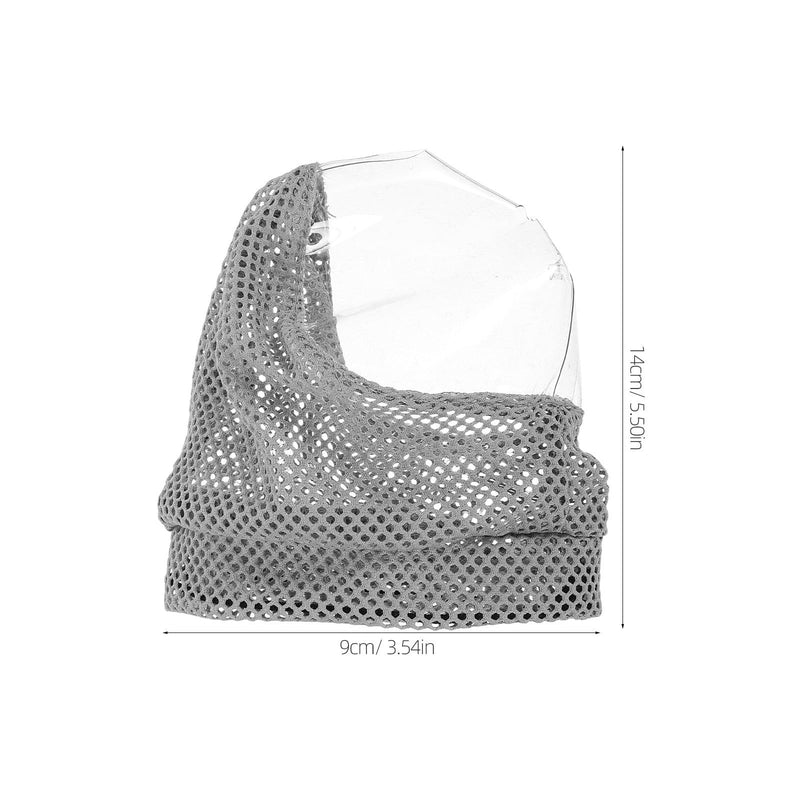 Toyvian Soft Breathable Fabric Cat Grooming Mat with Mesh Structure for Kittens and Pets, with Clear Viewing Window for Bathing and Brushing