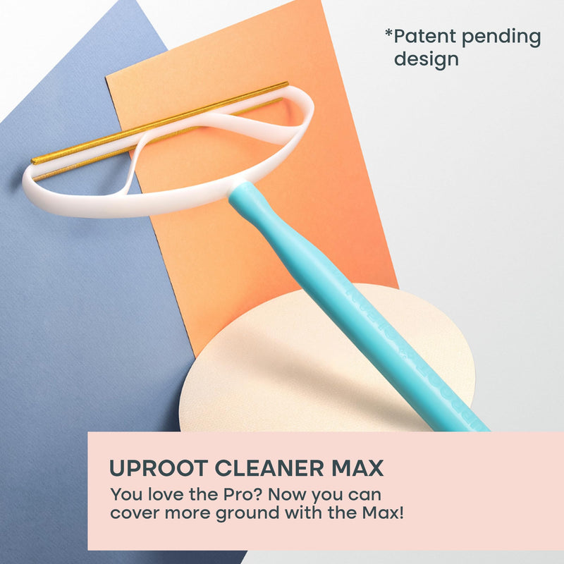 Uproot Cleaner Max Dog Hair Remover for Car & Carpet Rake for Pet Hair Removal - Like The Uproot Cleaner Pro Pet Hair Remover, but 2X Bigger & Faster - Easy Cat Hair Remover for Large Fabrics & Rugs - PawsPlanet Australia