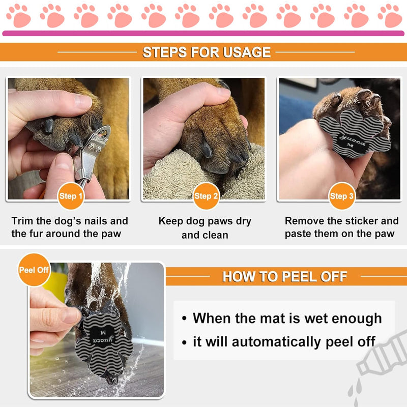 Dog Anti Slip Paw Grips Traction Pads, Dog Paw Protector with Stronger Adhesive, Toe Grips for Dogs from Slipping on Hardwood Floors, Dog Shoes Booties Socks Replacement for Older Dogs - PawsPlanet Australia