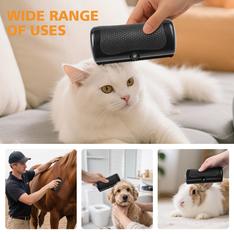 Groompro Deshedding Brush, Deshedding Dog Brush for Cats, Dogs, Rabbits, Horses, Ergonomic Pets Groomer that Relieves Pet Itchiness, Effectively Removes Undercoat & Loose Hair - PawsPlanet Australia