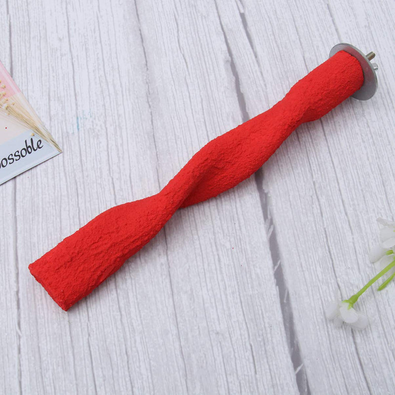 POPETPOP Bird Perches for Parrots-Bird Perch Nail File Cage Bird Perches Feet and Beak Safety Material to Trim Nails and Beak and Promote Healthy Feet Random Color - PawsPlanet Australia