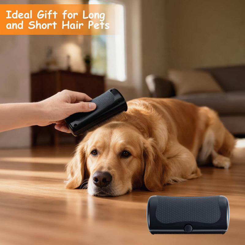 Deshedding Brush for Pets, Shedding & Grooming Tool for Cats, Dogs, Rabbits, and Horses, Pet deshedding tool for Shedding Short Hair Easy Clean Pet Professional Groomer Deshedding Brush - PawsPlanet Australia
