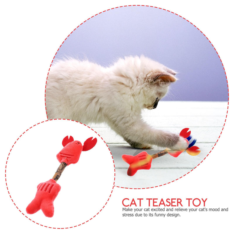 Alipis Kitten Toy Plush with Silver Vines Chew Toy for Cats for Self-Entertainment, Exercise and Dental Cleaning