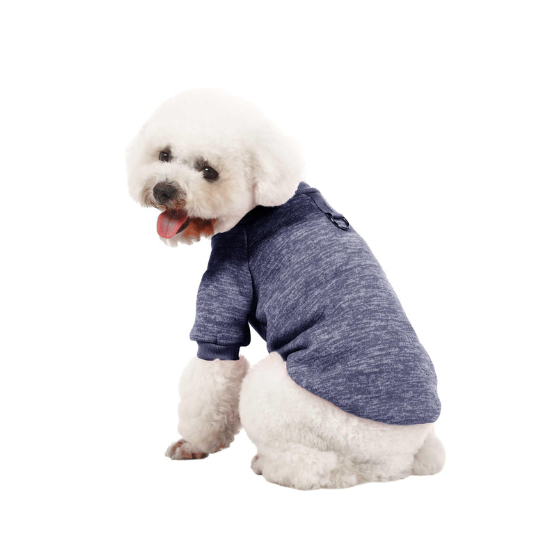 Dog Sweater, Dog Sweaters for Small Dogs, 2, 3 Pack Warm Soft Pet Clothes for Puppy, Medium Large Cat, Dogs Girl or Boy, Dog Shirt for Winter Christmas (Buckle Grey+Navy+Blue, Small) Buckle Grey+Navy+Blue - PawsPlanet Australia