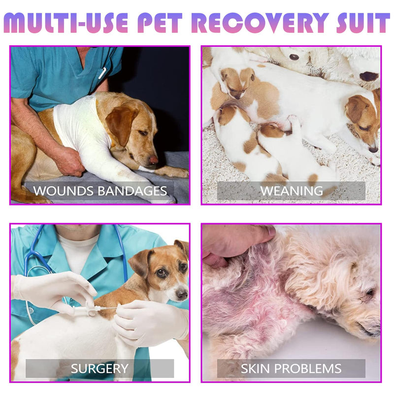 TYXHXTF Dog Recovery Suit - Post Surgery Body Suit for Male & Female Dogs, Adjustable, Pet Shirt