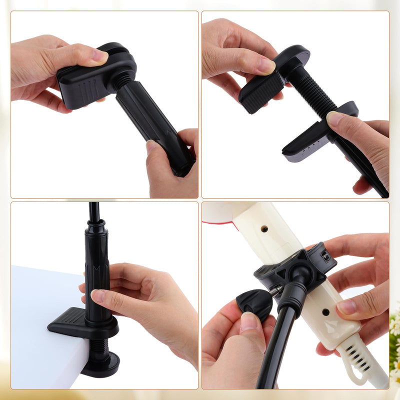 DYNWAVE Dog Hair Dryer Stand, Pet Grooming Table Hair Dryer Holder Hose Tube Holder Hands- Groomers Adjustable Third Arm with Clamp, 360 Degrees Rotatable Hair Dryer Stand for Dog Cat Grooming - PawsPlanet Australia