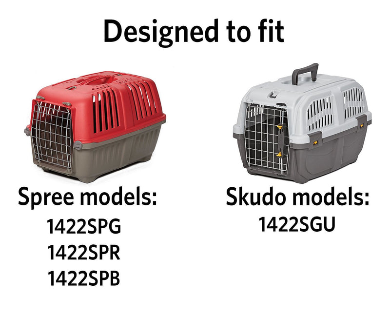 Pet Bed for Dog Carrier and Travel Carrier, Pet Bed Fits 22-Inch Plastic Pet Carriers for XS Dog Breeds and Small Cats 48 x 32 x 6 cm (L x W x H) White - PawsPlanet Australia