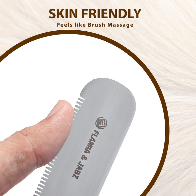 Professional Dog Grooming Hand Stripping Knife, Stripper Trimmer Tool, Red Meranti Wooded Handle non slip grip with Tripping Stainless Steel blade (Fine, Right Handed) Fine