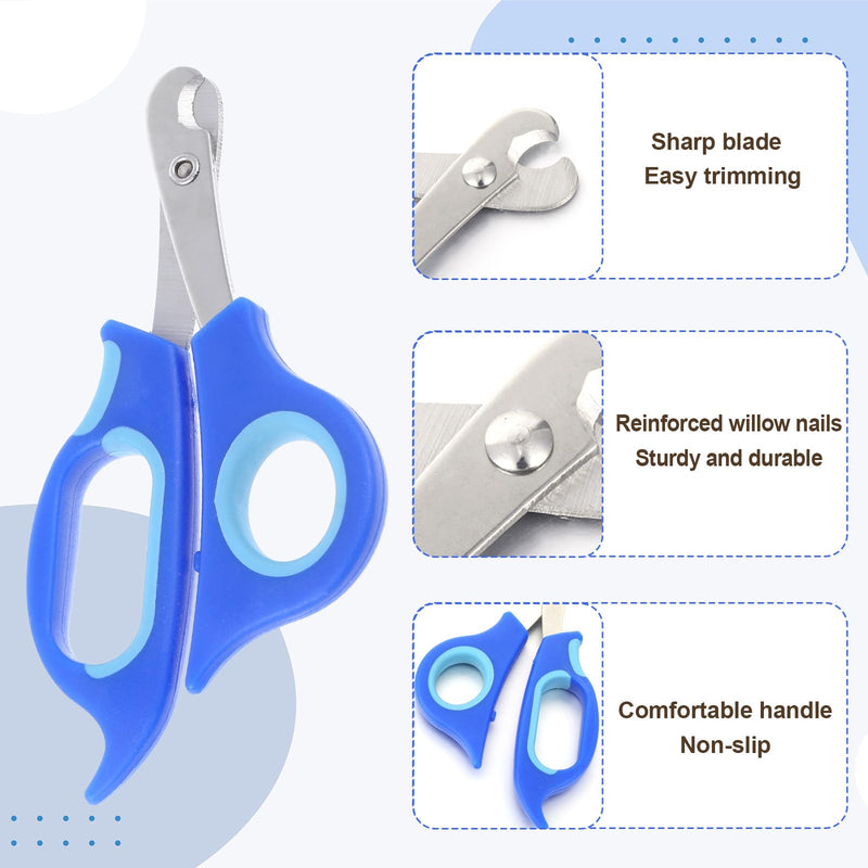 Bearded Dragon Nail Clippers,Stainless Steel Bearded Dragon Accessories,Professional Grooming pet Tools Including Nail File and Scissors for Small Reptiles,Chameleon,Cats,Dogs,Iguana - PawsPlanet Australia
