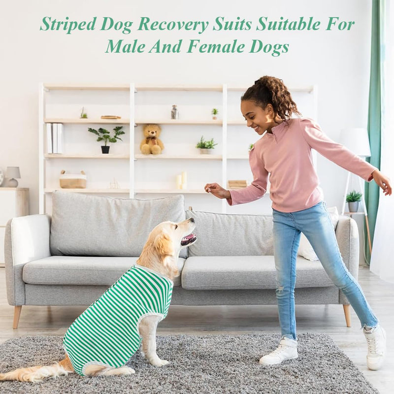 Dog Bodysuit After Surgery Castration Wound Protection Suits for Dogs, Dog Onesie, Breathable, Anti-Licking, Wound Protection, Professional Pet Recovery Suit Dog Medical Shirt