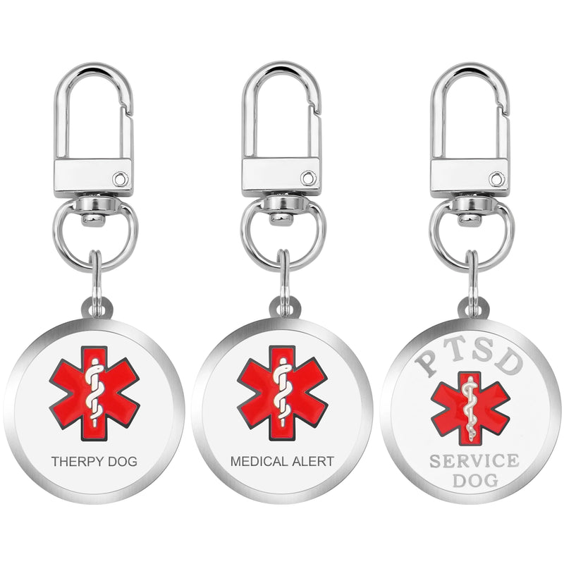 Allergies Tag Easily Attach to Dog Collar, Harness, Vest (Small-0.98inch) Small Allergies (Tag) - PawsPlanet Australia