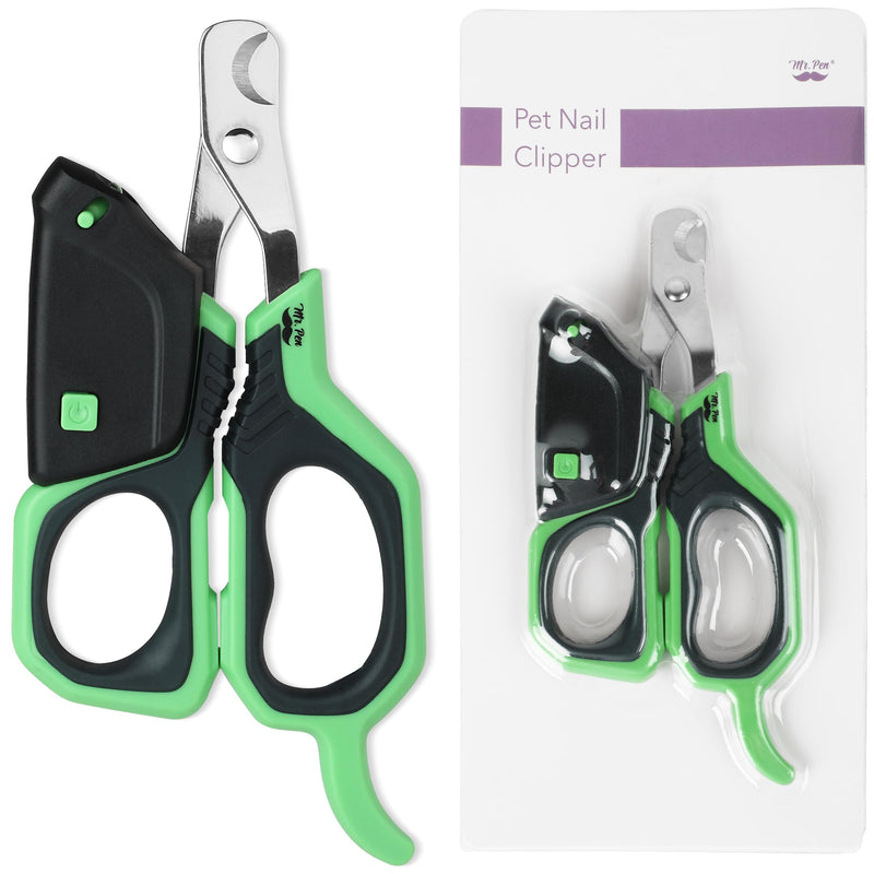 Mr. Pen- Cat Nail Clipper with Adjustable LED Light, Green Cat Nail Trimmer, Cat Claw Clippers, Cat Clippers for Nails, Pet Nail Clippers, Kitten Nail Clipper, Small Dog Nail Clipper Cat Claw Trimmer - PawsPlanet Australia