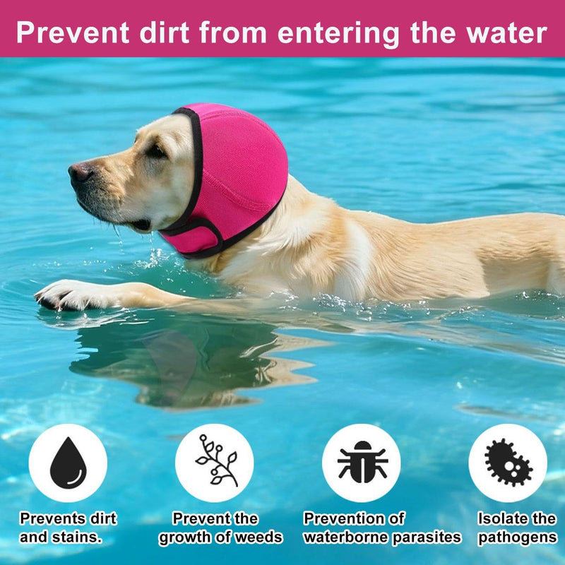 2 Dog Grooming Waterproof Earmuffs, Comfortable Fit And Adjustable, Pet Protective Headgear, Suitable For Bathing, To Prevent Noise From Disturbing The Scene.