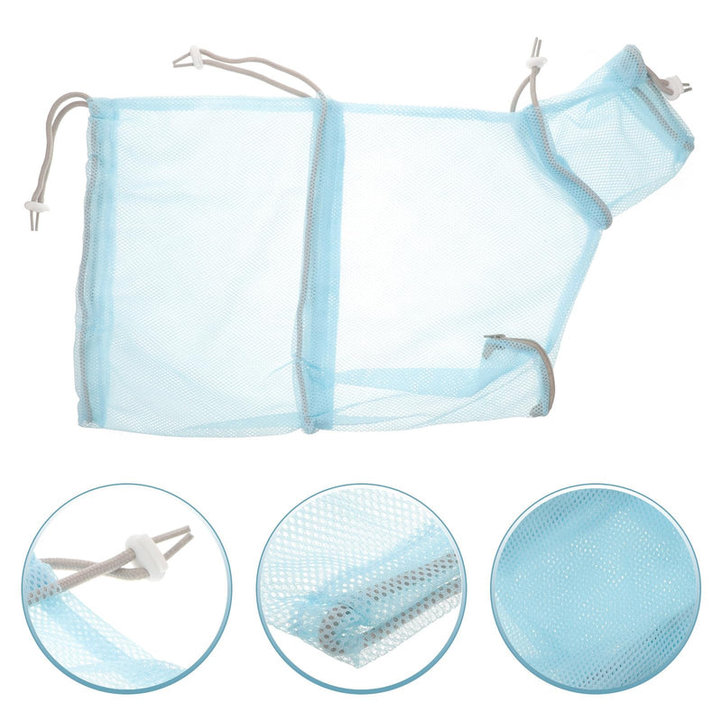 VALICLUD Cat Grooming Bath Bag made of breathable polyester with scratch protection and adjustable design for safe and comfortable cat washing at home