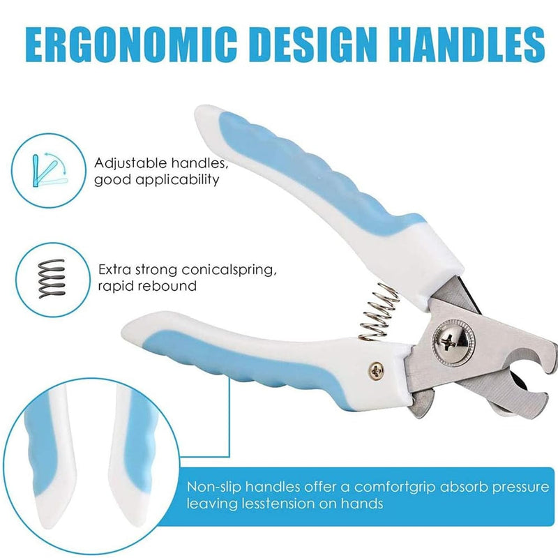 Dog Nails Trimmers and Clippers with Safety Guard & Nail File, Safety Sensor Dog Claw Clipper for Large, Medium, Small Dogs, Cats and Pupplies. Pet Toenail Clipper, Dog Grooming Tool - PawsPlanet Australia