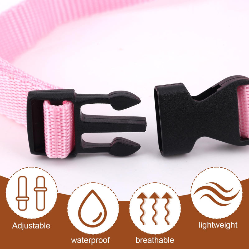 Muzzle for Small Dogs, Comfortable Adjustable Anti-Biting Muzzle Puppy Mouth Cover for Chihuahua Poodles Grooming Vet Visits Prevent Biting Chewing Barking (Pink) - PawsPlanet Australia