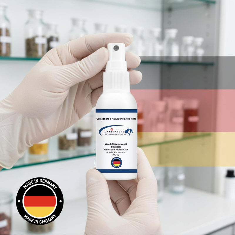 Pet Wound Care Spray - Natural Wound Spray for Dogs & Cats - Antiseptic, Cooling & Itch Relief - Ideal for Hot Spots, Insect Bites & Skin Irritations