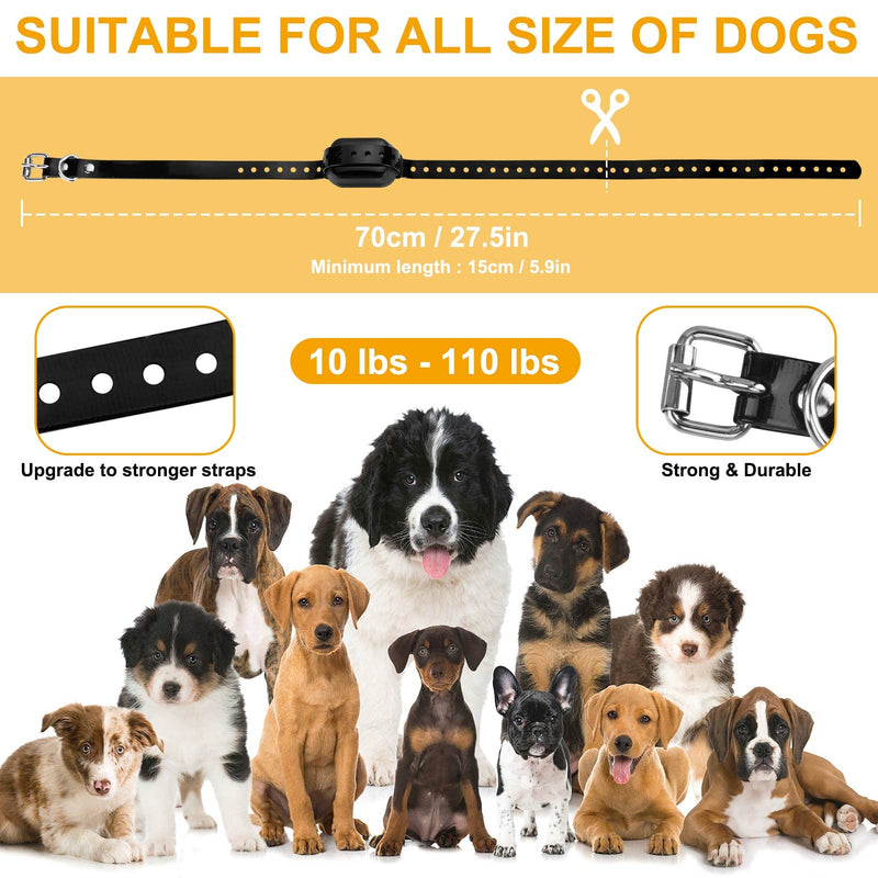 Citronella Bark Collar for Dogs Spray Bark Collar, Spray Dog Training Collar, Spray Dog Bark Collars, Humane Anti Barking Collar 1 Pack Refill (Orange) Orange