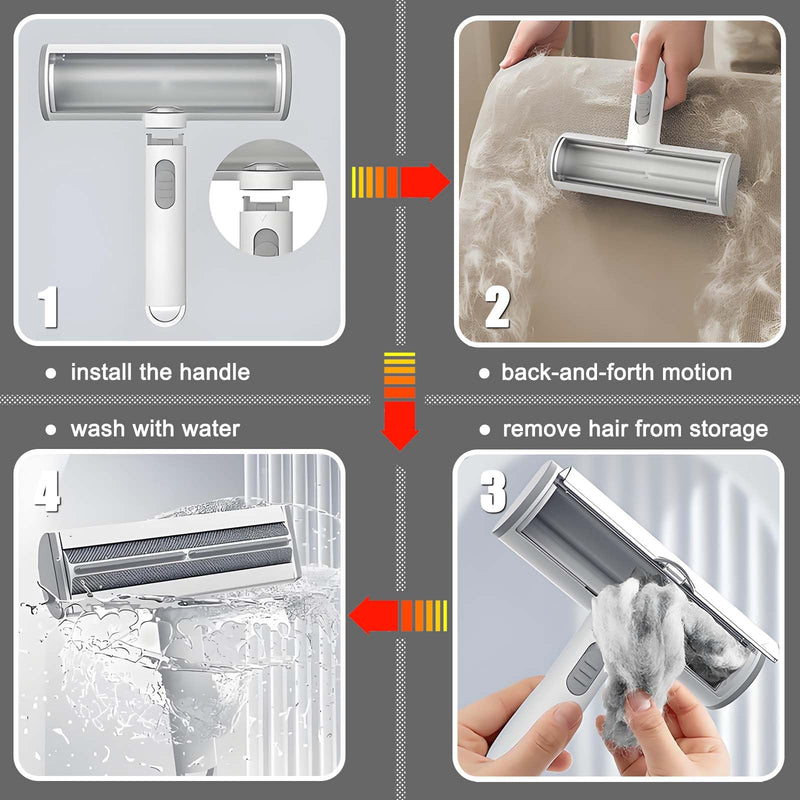 Reusable Pet Hair Removal Tool - Dog Hair Remover for Couch, Carpet, Car, Cat Hair Remover Furniture, Ultimate Pet Fur Remover! - PawsPlanet Australia