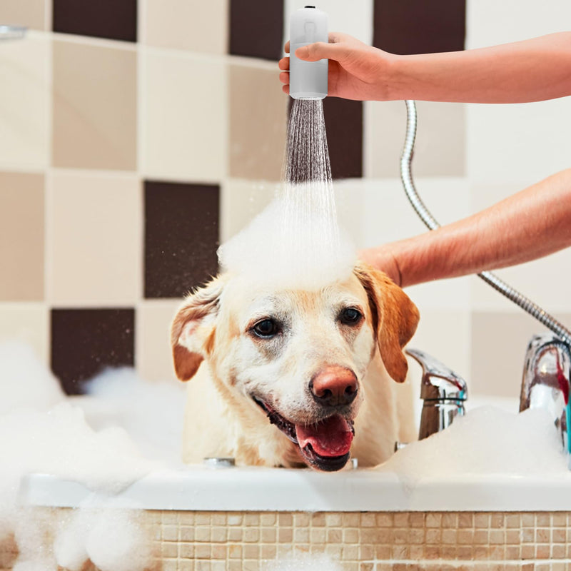 Beyoung Automatic Foaming Soap Shower Spray For Dog Cat Pet, Portable Pet Bath Necessities Scrubber Accessories Washing Station Supplies - PawsPlanet Australia