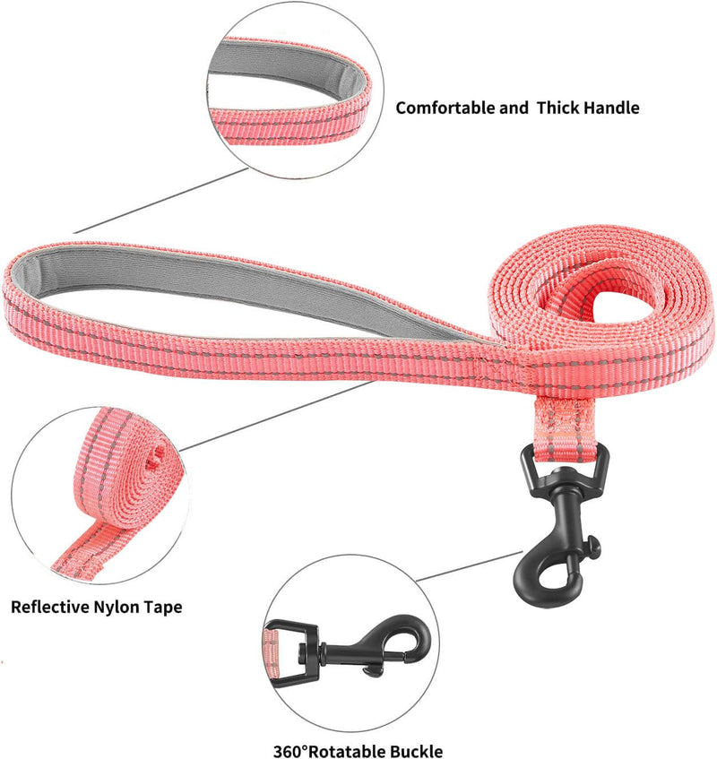 Dog Harness and Leash Set, No Pull Soft Mesh Puppy Harness for Small Medium Dogs, Cats - Step in Reflective Breathable Lightweight Vest Harness for Walking, Training - Pink, XS XS(Chest: 13.5"-15") - PawsPlanet Australia