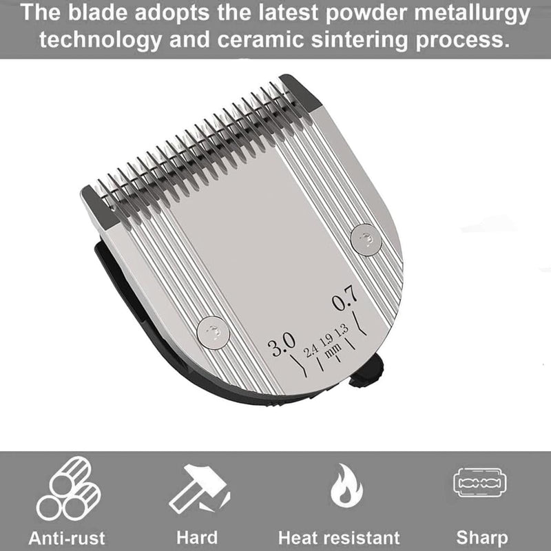 Audoc 5 in 1 Blades Adjustable Dog Grooming Replacement Blades Compatible with Wahl Animal Clipper Arco, Bravura, Chromado, Creativa, Figura, and Motion Pet, Dog, and Horse (Silver/3PC) GOLD/3PC - PawsPlanet Australia