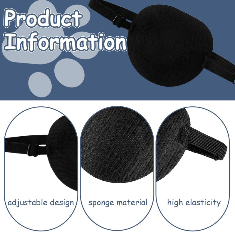 Eye Care for Dogs, Eye Patch for Dogs, Used for Postoperative Eye Injuries, Soft and Adjustable to Cover Dog's Eyes
