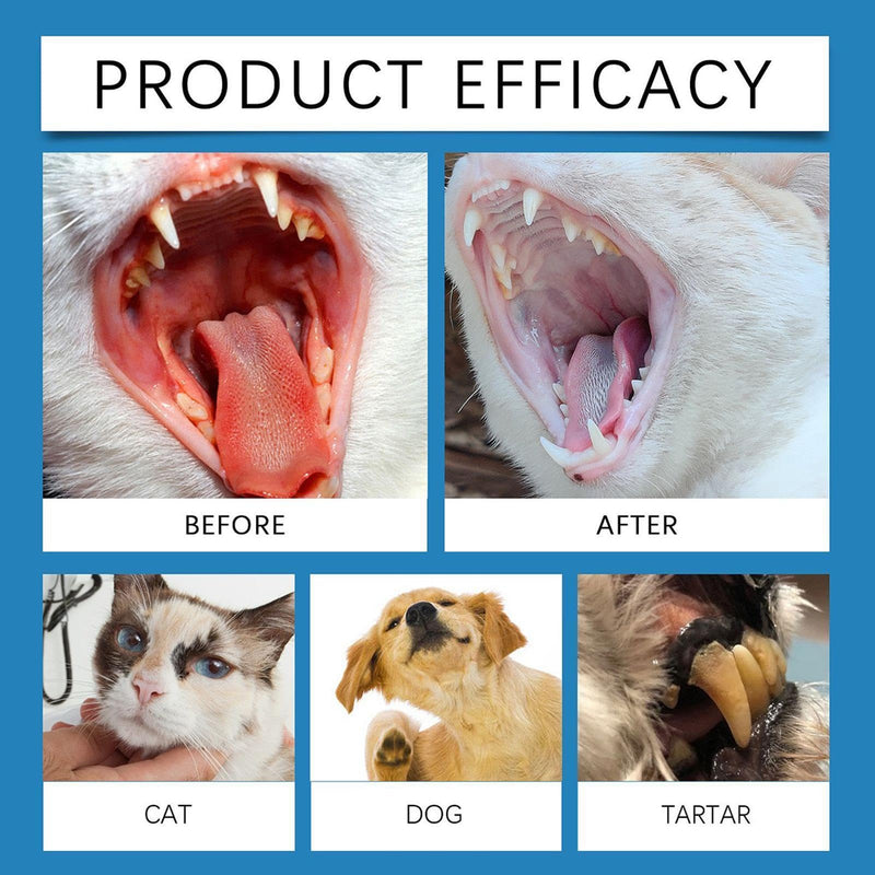 Pet Toothbrush | Electric Ultrasonic Dog Toothbrush | Rechargeable | -Remover, Bad Breath Cleaner, Long-Lasting, Perfect for Cats, Puppies, Small, Medium and Large