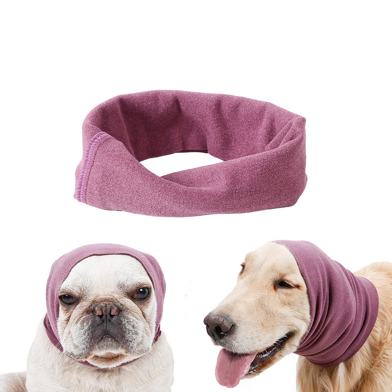 Dog Quiet Ear Covers for Ear Protection, Calming Ear Muffs for Dogs/Cats - Hood for Anxiety Relief/Calming/Warm (l)