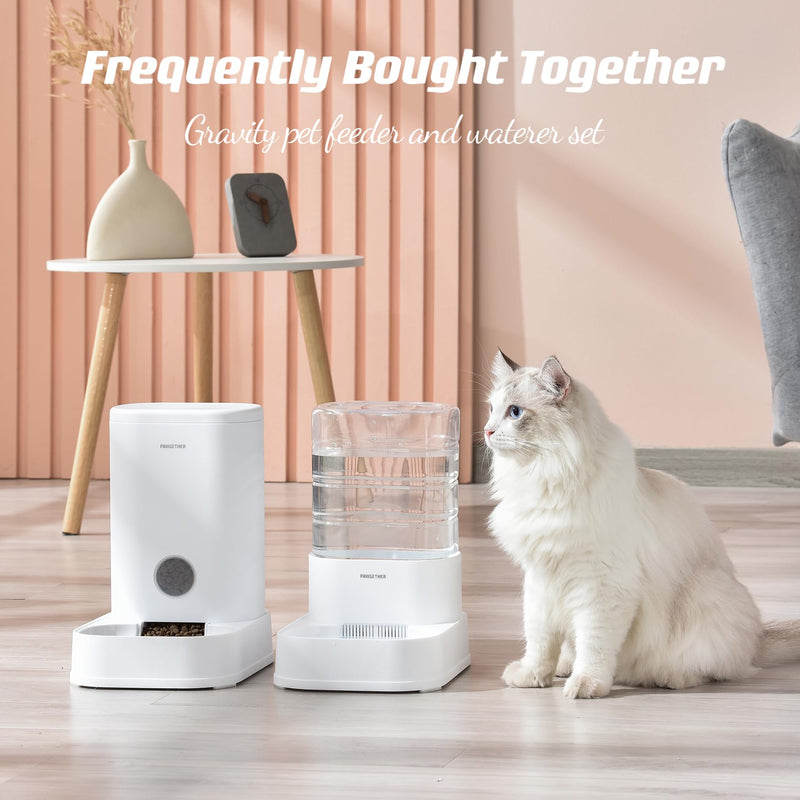 PAWGETHER® Gravity Automatic Pet Water Dispenser with 1 Filter for Cats and Small Dogs 1 Gallon/3.5L Auto Pet Waterer Dog Water Dispenser, Easy to Fill 3.5L 3. Waterer - PawsPlanet Australia