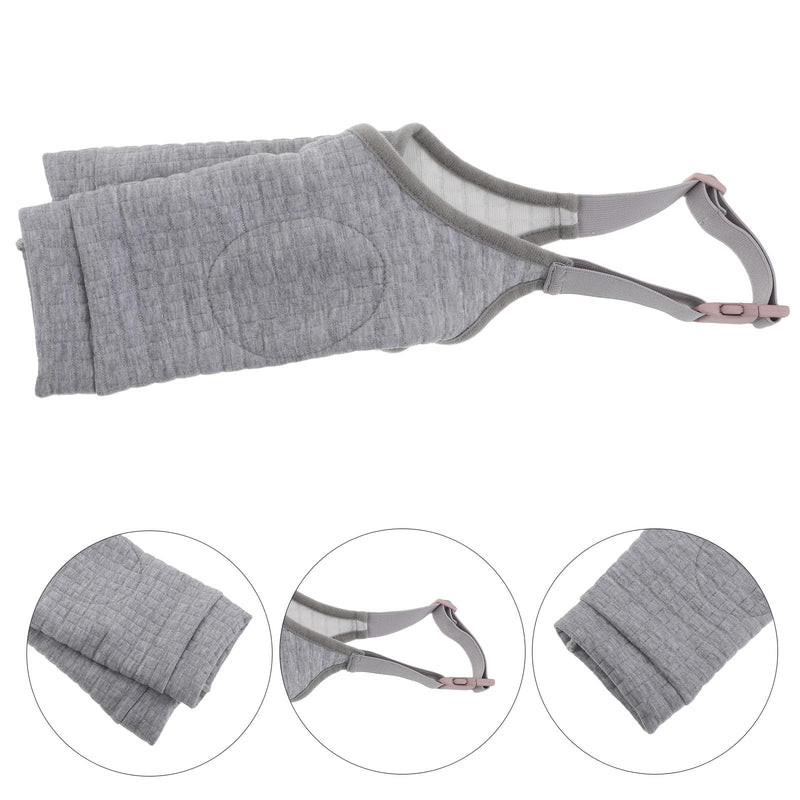 TEHAUX Atmungsaktive Wundmanschette für Hunde Vorder und Hinterbeine aus Elastischem Polyester in Grau XL für Sicheren Wundschutz und Bewegungsfreiheit