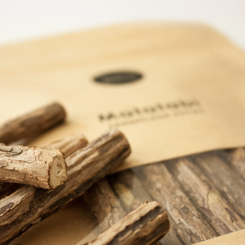 LucyBalu 6 x Matatabi Sticks for Cats, Natural Dental Care, Chew Bones for Cats, Bad Breath | Cat Sticks Made of Matatabi Wood | Cat Toothbrush | Matatabi Cat Toy Self-Employment