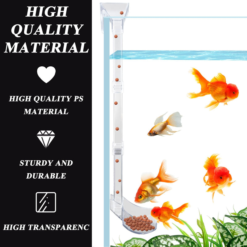 Shrimp Feeding Tube and Dish Set Aquarium Fish Feeder Tube Clear Shrimp Feeder Fish Tank Feeding Supplies with Feeding Ring Cleaning Brush for Fish Tank Aquarium - Prevent Food Scattering - PawsPlanet Australia