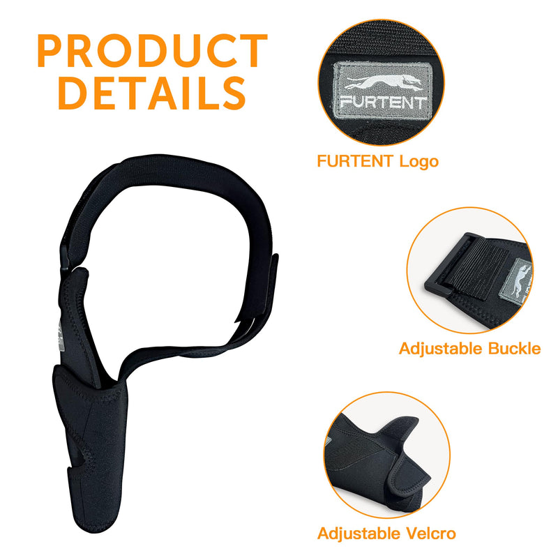 Dog Front Leg Brace for Elbow Dysplasia, Shoulder Dislocation, Hygroma, Pet Prevent Licking Wound Elbow Protector, Avoid Cone of Shame, Abrasion Resistant Dog Recovery Sleeve, M - PawsPlanet Australia