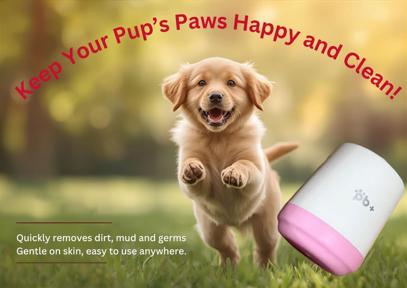 Dog Grooming Kit – Paw Cleaner Cup for Muddy Paws, Collapsible Travel Bowl with Carabiner & 4 Silicone Finger Toothbrushes – Portable Pet Dental Care & Paw Washer for Small Dogs, Puppies & Cats