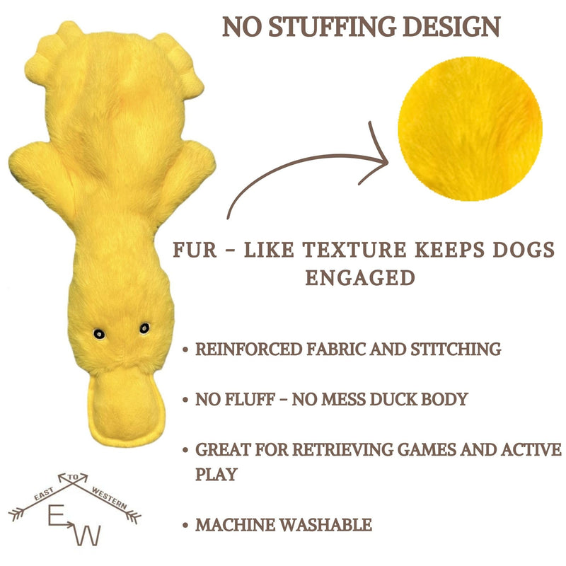 Duck and Octopus Dog Toys - Crinkle Dog Toy, Squeaky Dog Toy, Plush Dog Toy, No Stuffing Dog Toy, Interactive Boredom Busy Toy, Calming Cuddle Dog Toy, Puppy Play Toy - Large, Medium, Small Dog Gifts - PawsPlanet Australia