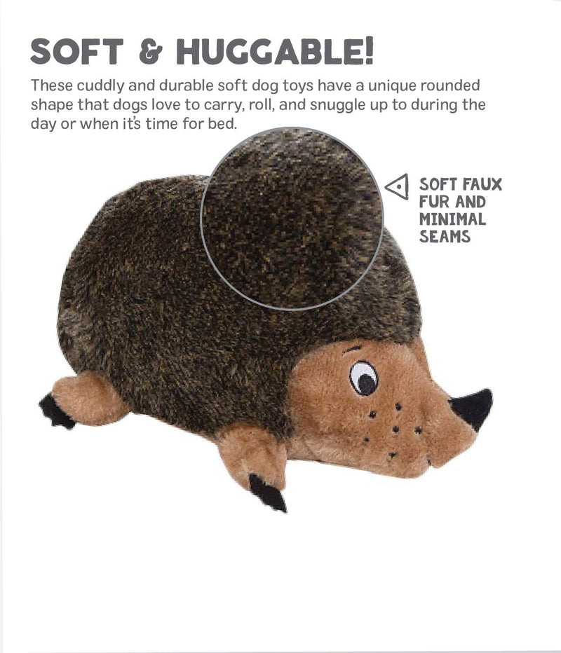 Outward Hound, Hedgehogz Plush Dog Toy, Medium Dog Plush Hedgehogz Medium (Pack of 1) - PawsPlanet Australia