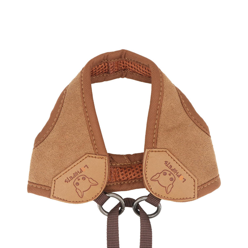 LOPHIPETS Lightweight Dog Harness with Leash Set for Small Dogs Chihuahua Yorkie Puppy Cat-Coffee/S S Coffee - PawsPlanet Australia