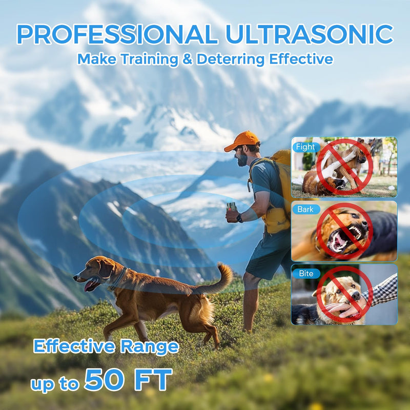 Dogs Training Collar 1968FT Dog Training Collar with Remote, IP67 Waterproof Rechargeable Collar with 4 Training Modes (Beep&Vibration but Fully Safe for Pets) for Small Medium Large Dogs - PawsPlanet Australia