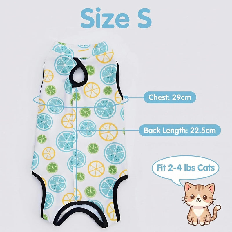 2PCS Cat Recovery Suit, Cat Clothes, Cat Surgery Recovery Suit