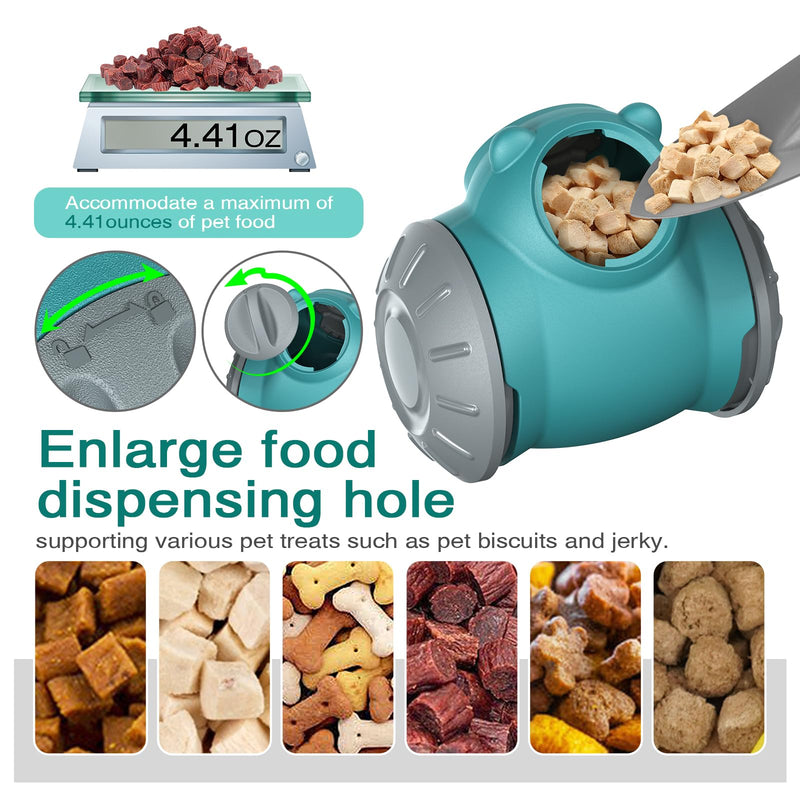 Zamzam Interactive Dog Treat Dispenser Toy with Slow Feeding Enriching Play, Food Dispensing Dog Toy Enrichment Puzzle for Small, Medium, or Large Breeds, Heavy-Duty ABS Plastic - PawsPlanet Australia