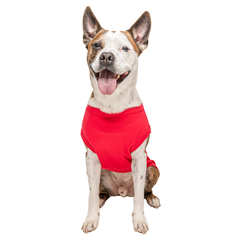 Lifeguard Dog Tee Shirt | Sleeveless | Sizes for Puppies, Toys and Large Breeds (53 Red, X-Small) X-Small (0-3lbs) - PawsPlanet Australia
