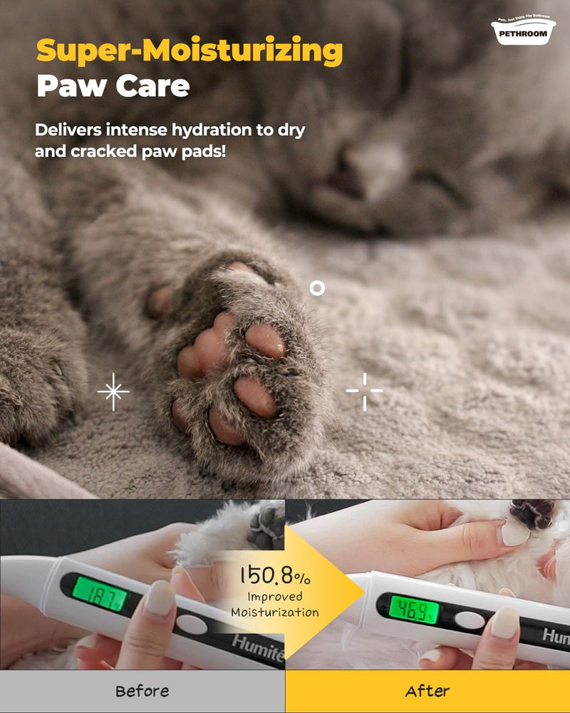 [PETHROOM] Roll-on Paw Balm for Cats & Dogs | Lick-Safe, Super Moisturizing Paw Protector | Soothing Protection from Hot Pavement | Easy to Apply | Quick Drying, Non-Sticky, Non-Staining 2.87 fl.oz. - PawsPlanet Australia