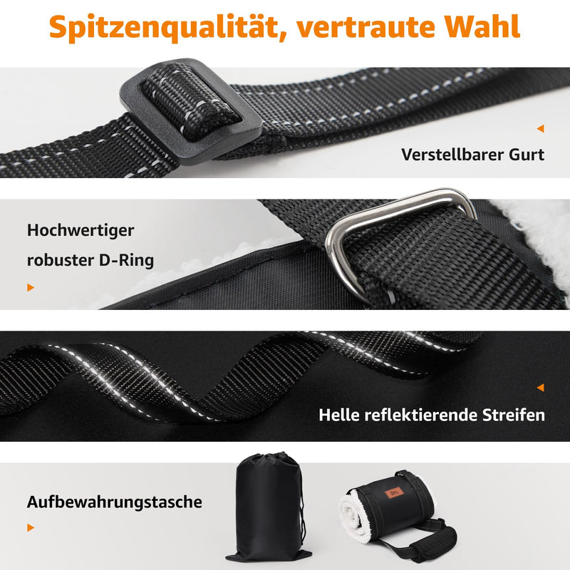 Dog Harness Dog Carrier Adjustable Walking Aid Dog Stairs Dog Rear Lift Support Harness Small, Medium and Large Dog Rehabilitation Carry Strap for Spinal Cord Infarction Osteoarthritis L