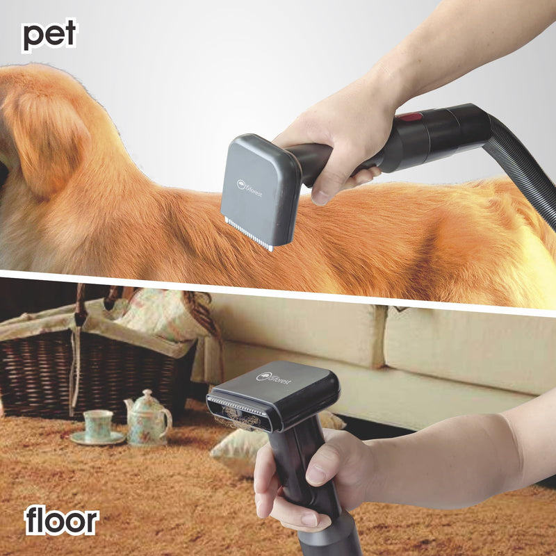 Pet Vacuum Grooming Brush Hair Comb Shedding Deshedding Attachment Tool for Dogs and Cats - PawsPlanet Australia