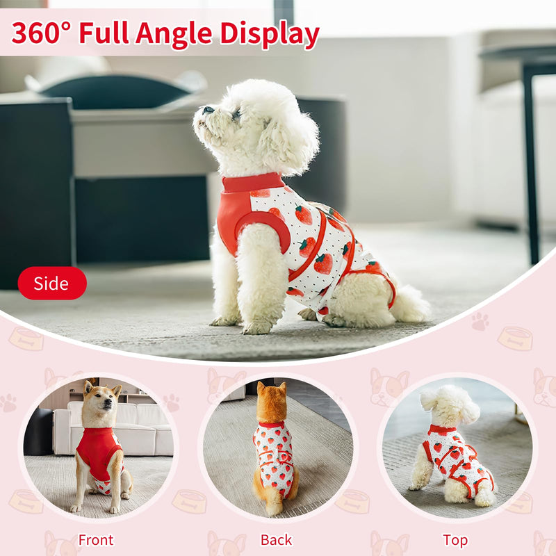 Dog Recovery Suit, Professional Pet Recovery Suit After Surgery, Prevent Licking Dog Onesies, Dog Wound Care Shirt (L) L - PawsPlanet Australia